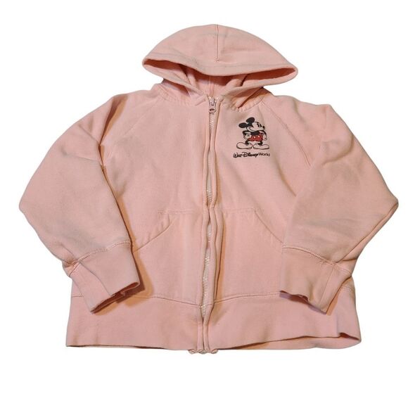 Disney Parks Pink Hooded Sweatshirt Size M - Picture 1 of 4
